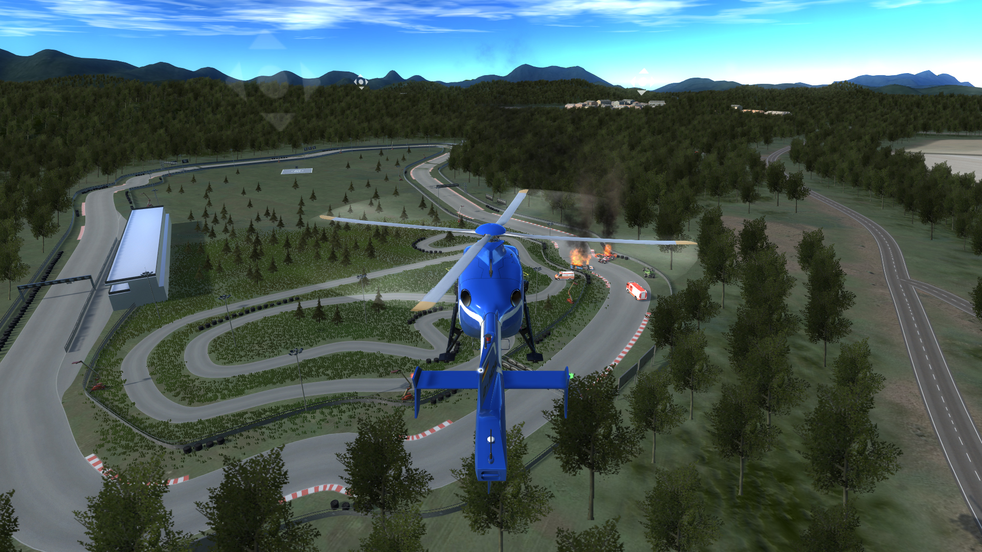 Скриншот: Police Helicopter Simulator
