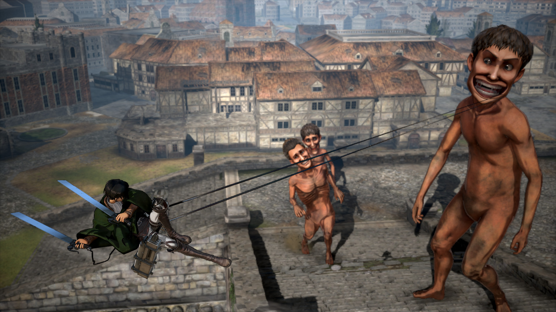 Скриншот: Attack on Titan / A.O.T. Wings of Freedom