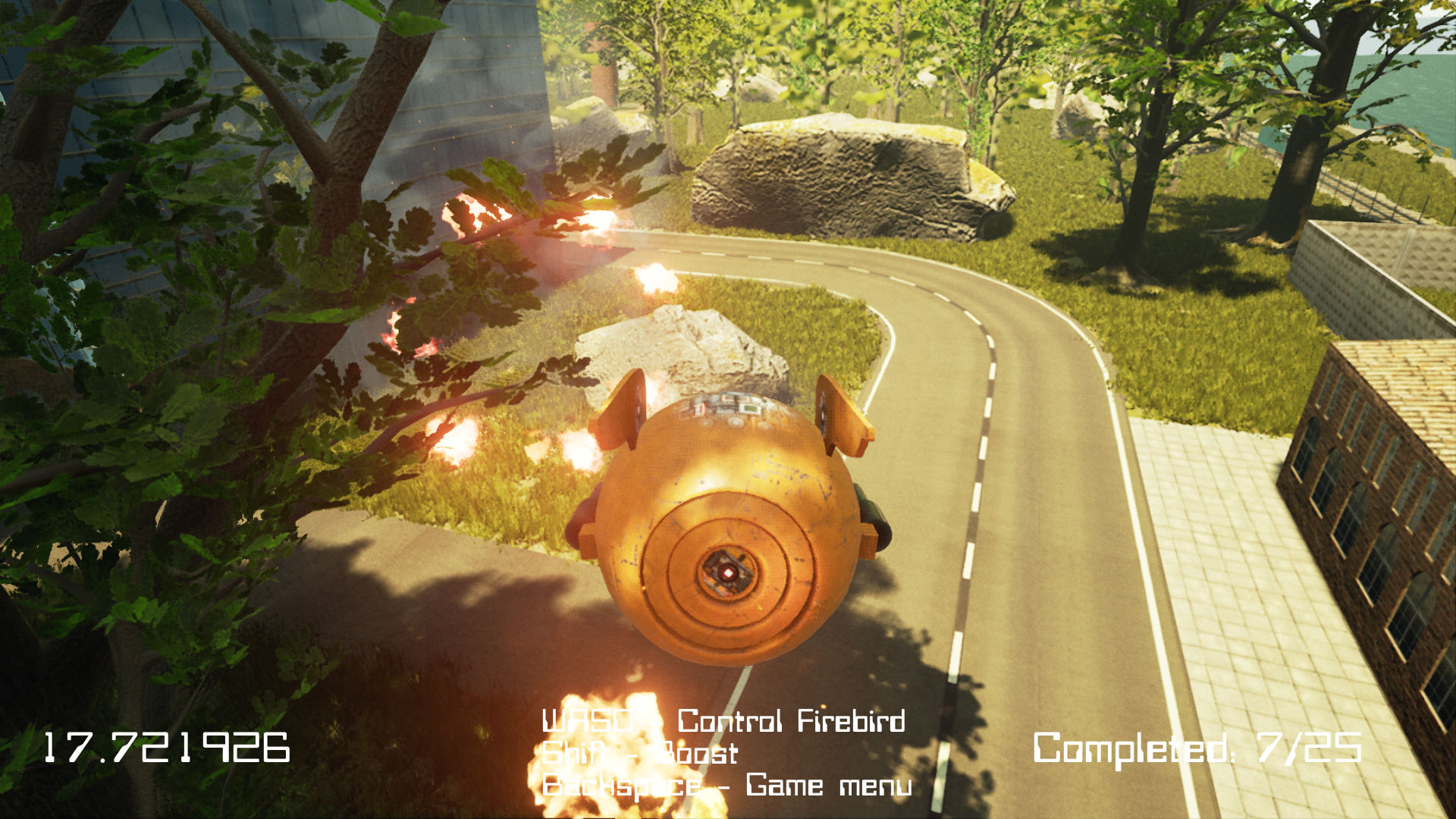 Скриншот: FreeFly Burning
