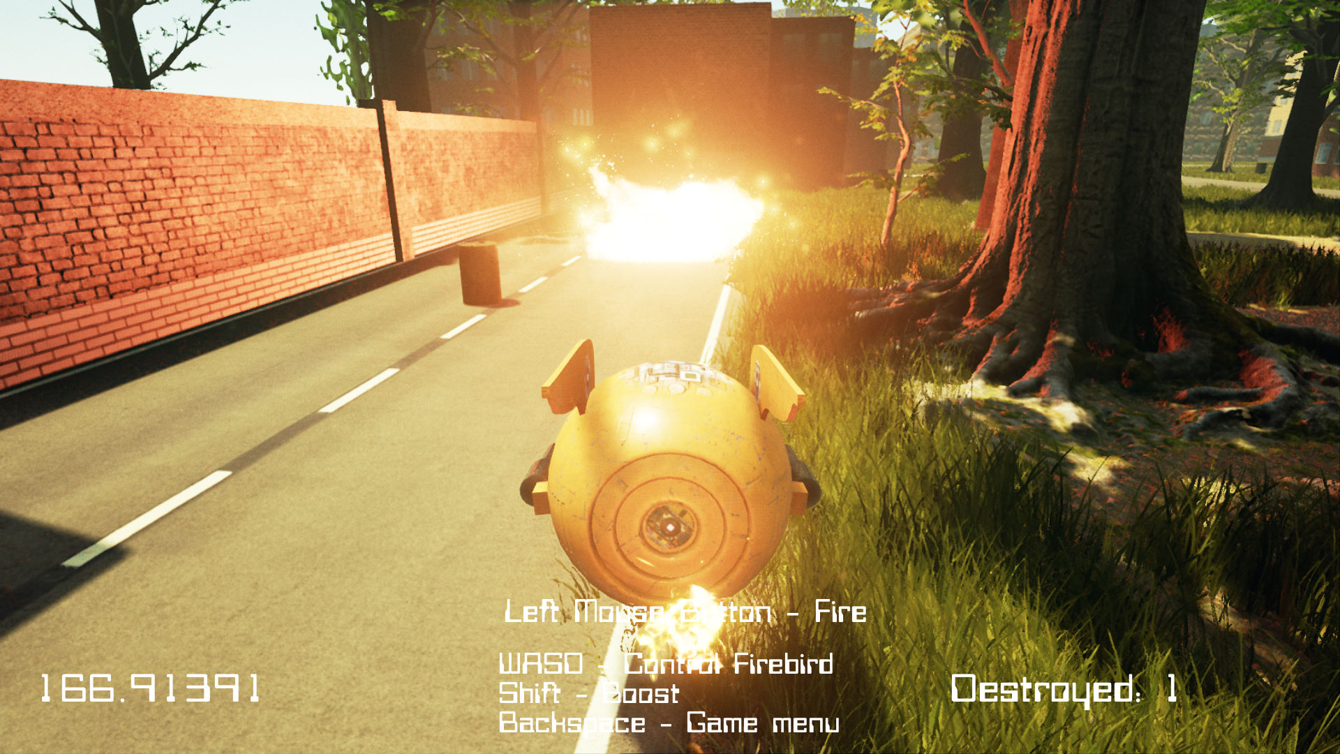 Скриншот: FreeFly Burning