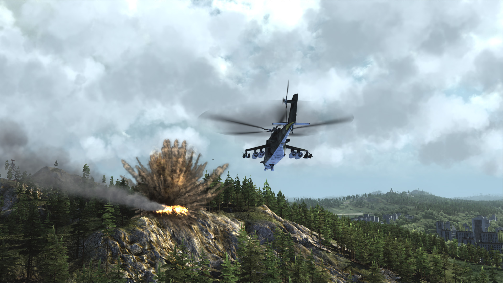 Скриншот: Air Missions: HIND