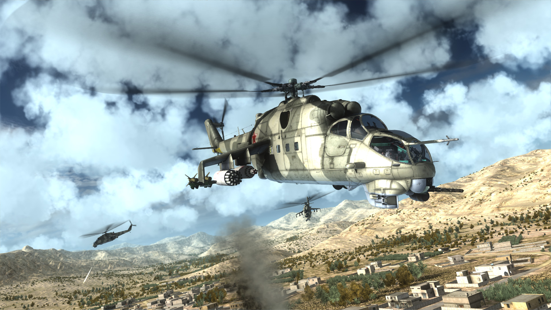 Скриншот: Air Missions: HIND