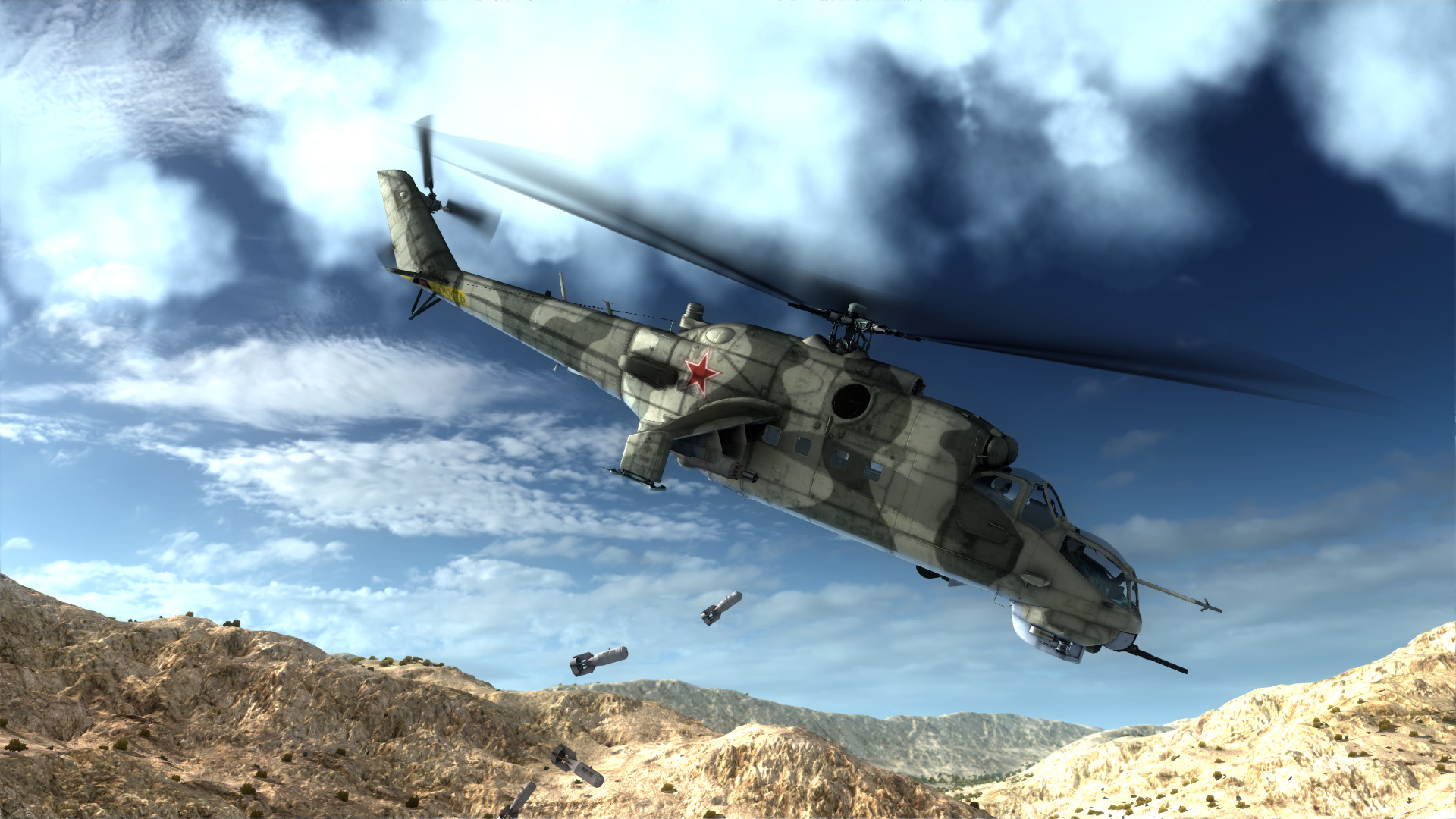 Скриншот: Air Missions: HIND