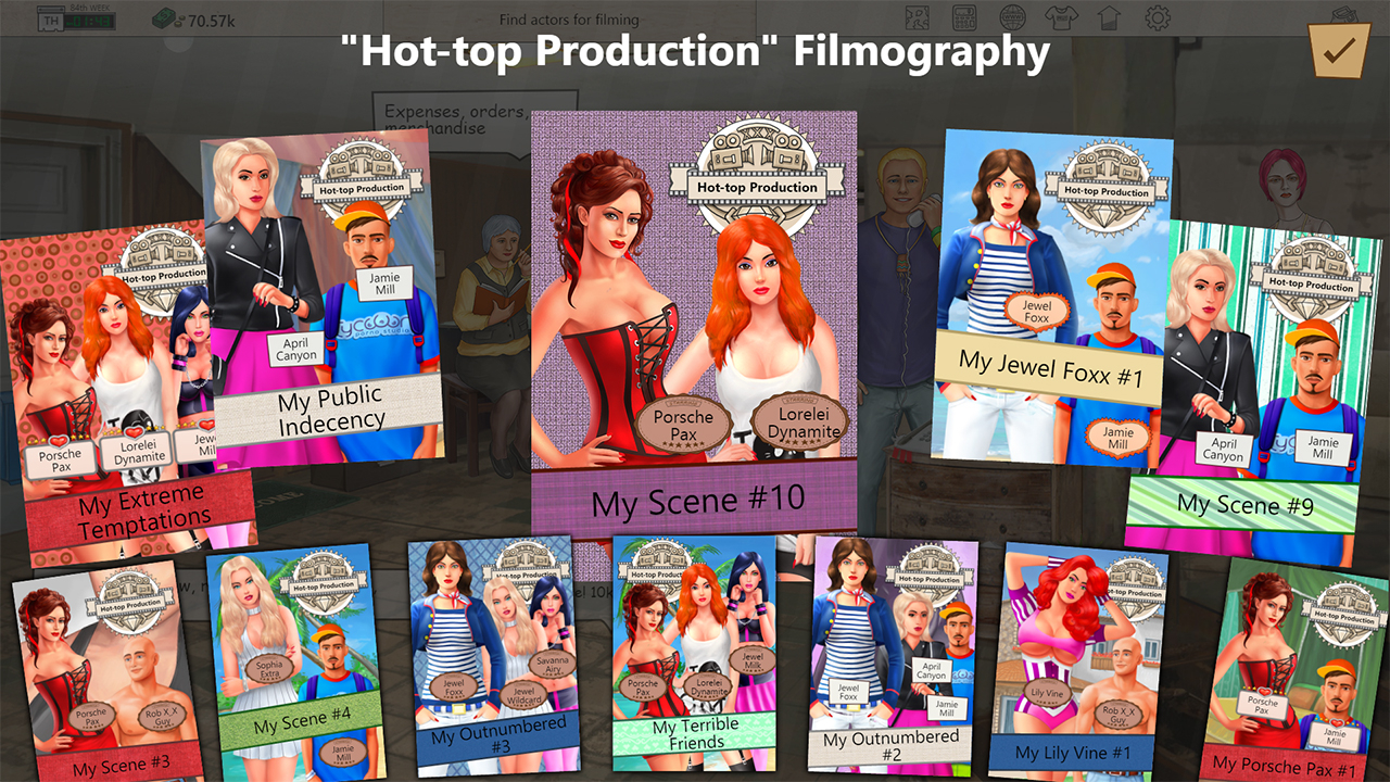 Скриншот: Porno Studio Tycoon