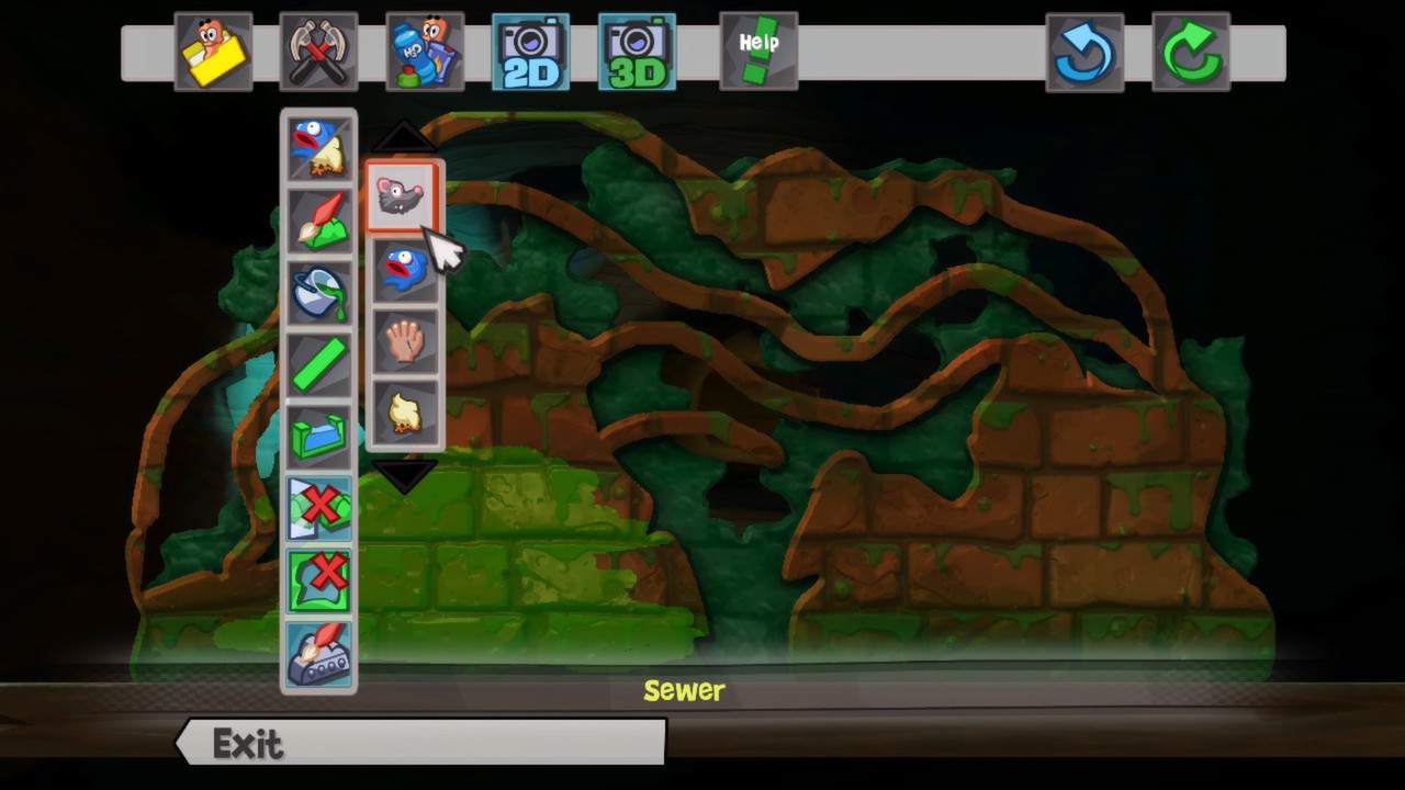 Скриншот: Worms Revolution