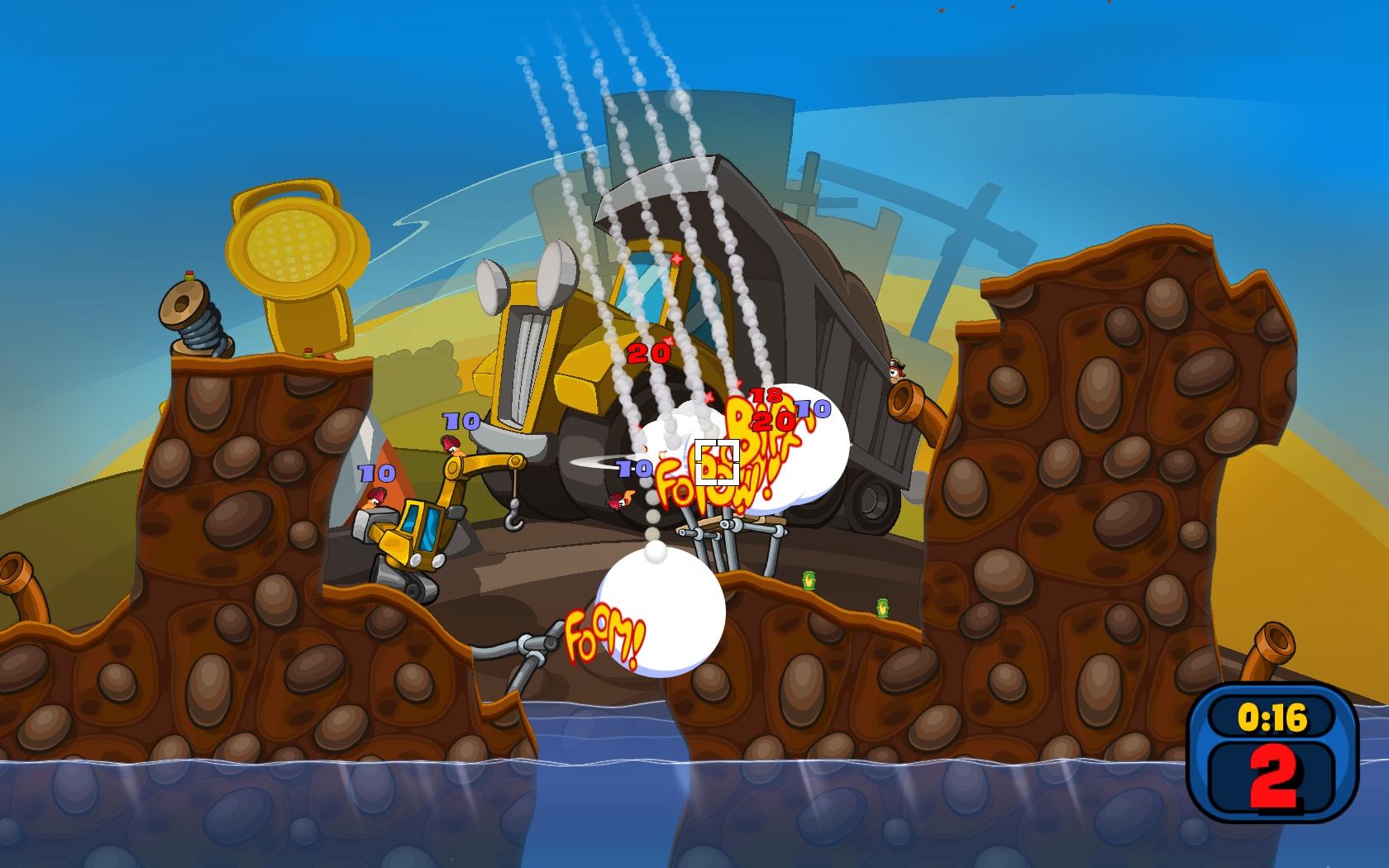 Скриншот: Worms Reloaded