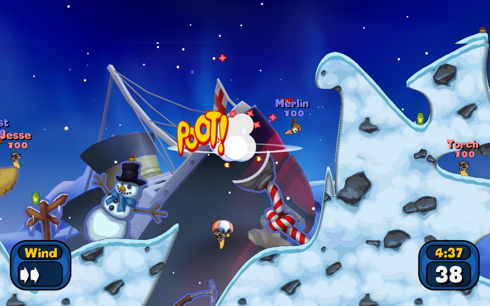 Скриншот: Worms Reloaded
