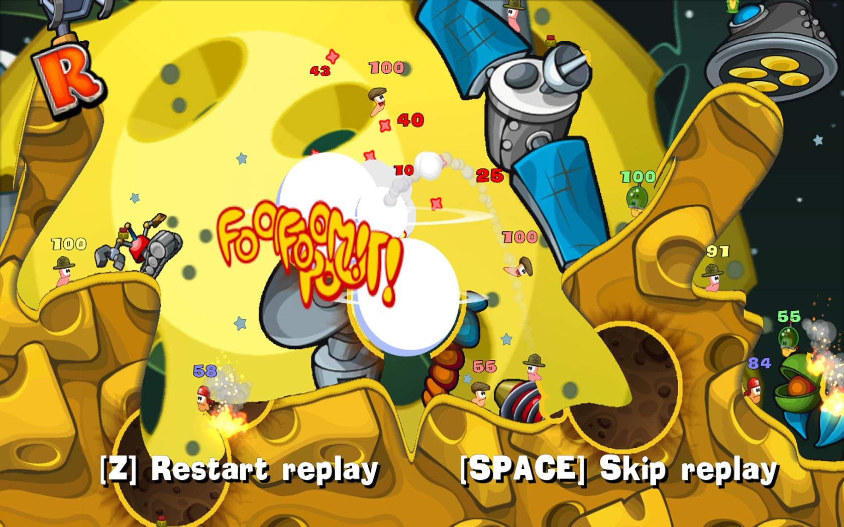 Скриншот: Worms Reloaded
