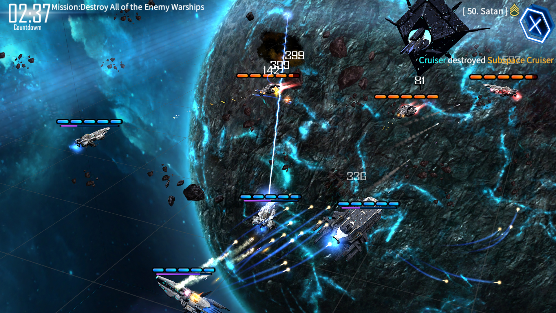 Скриншот: Galaxy Reavers