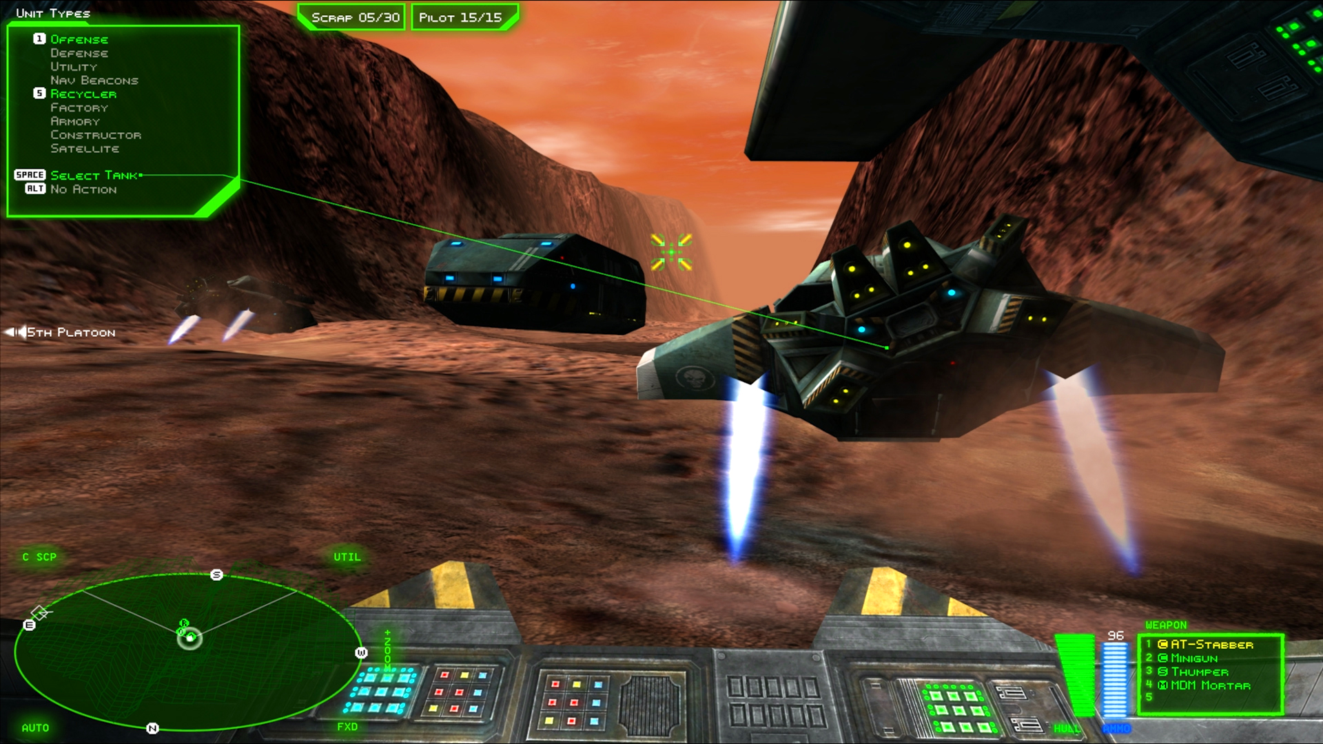 Скриншот: Battlezone 98 Redux