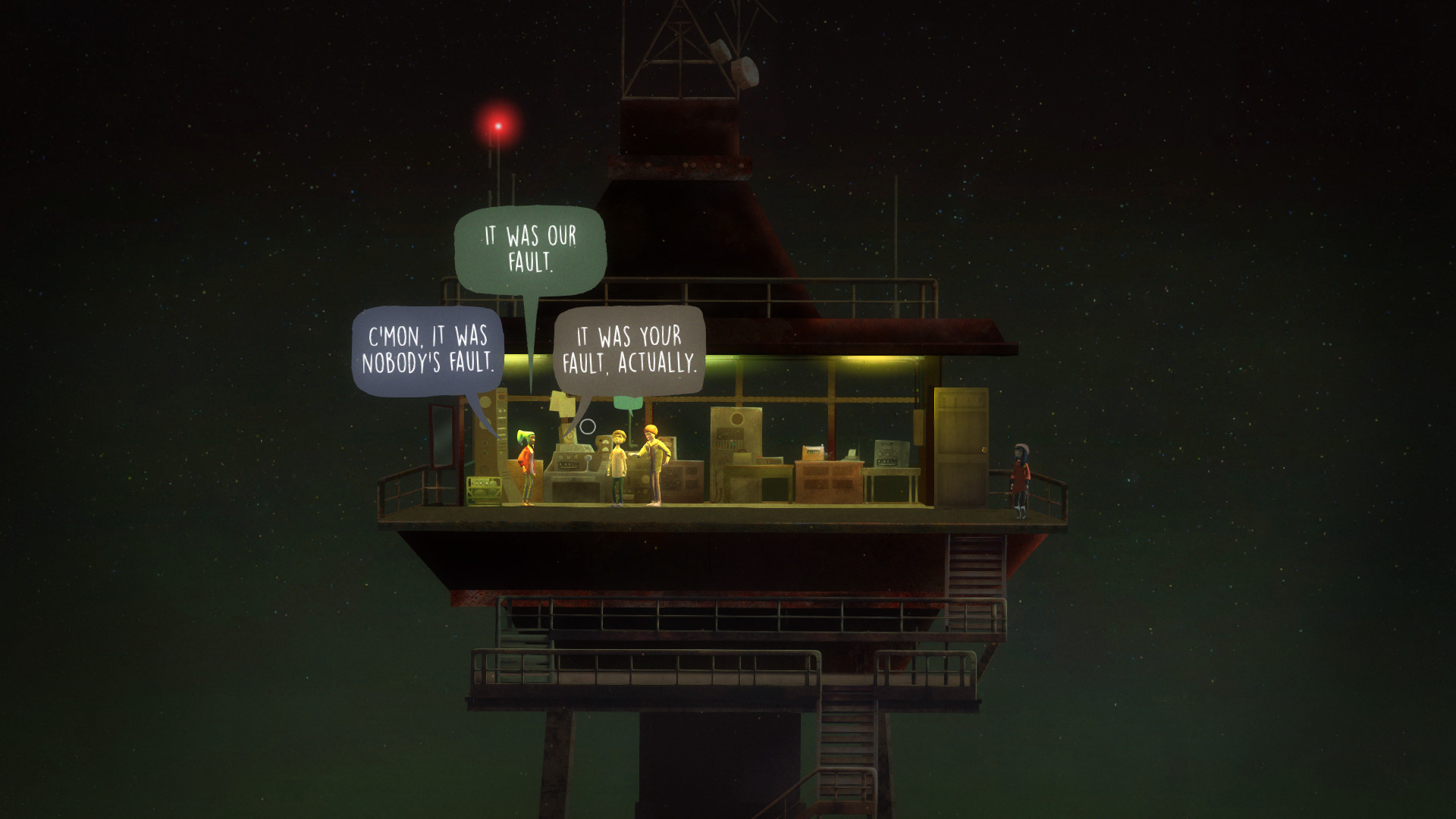 Скриншот: Oxenfree