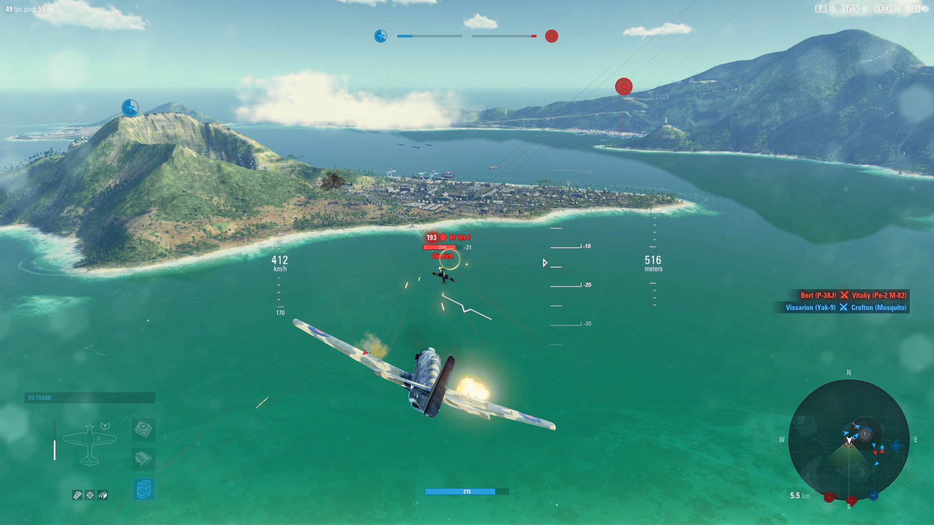 Скриншот: World of Warplanes