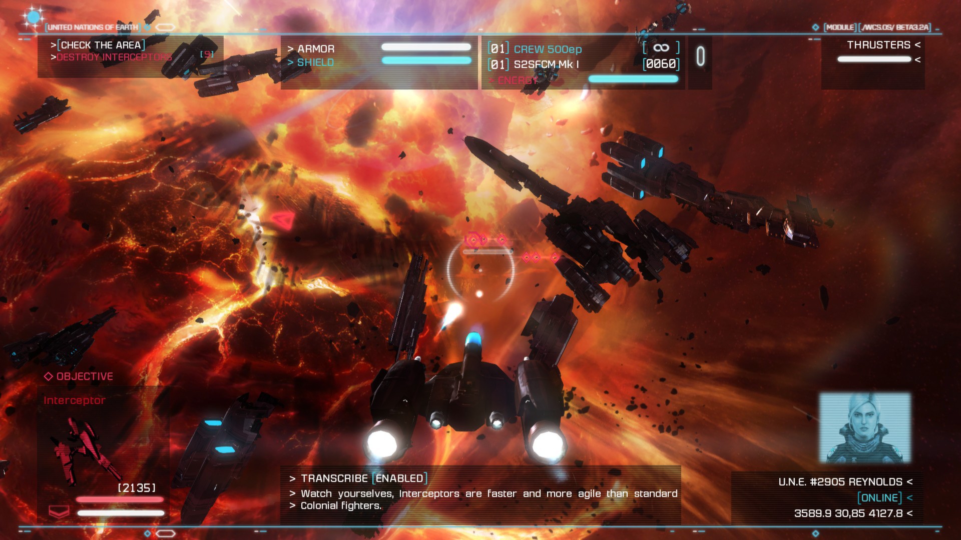 Скриншот: Strike Suit Zero