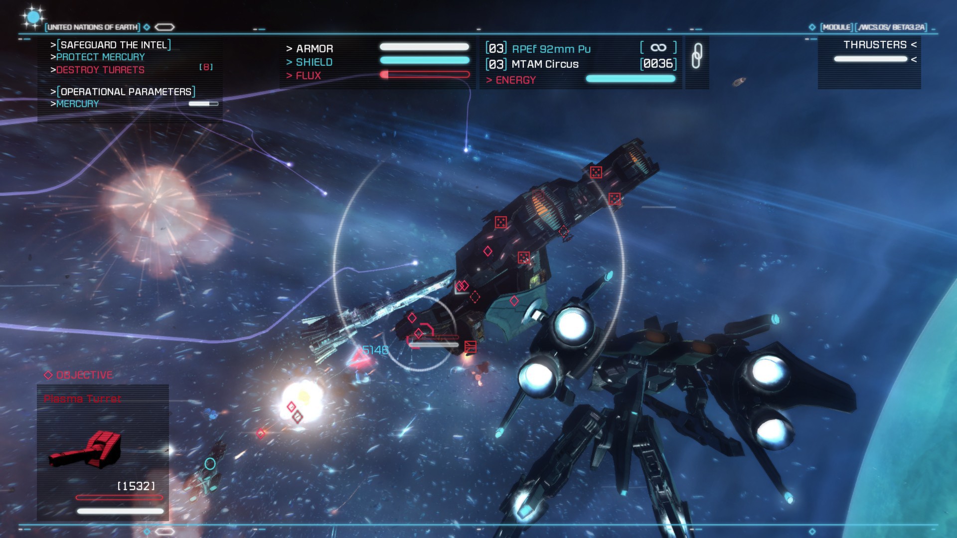 Скриншот: Strike Suit Zero