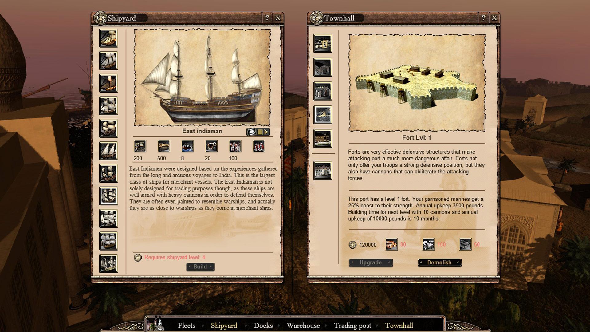 Скриншот: East India Company