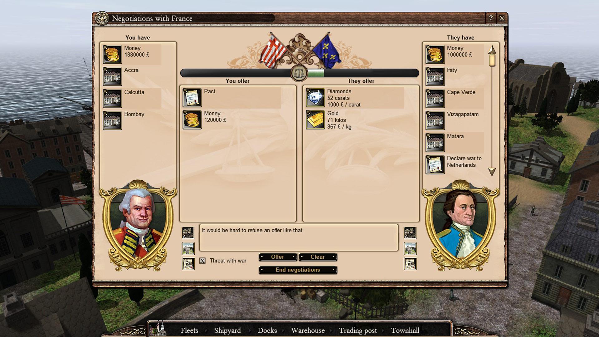 Скриншот: East India Company