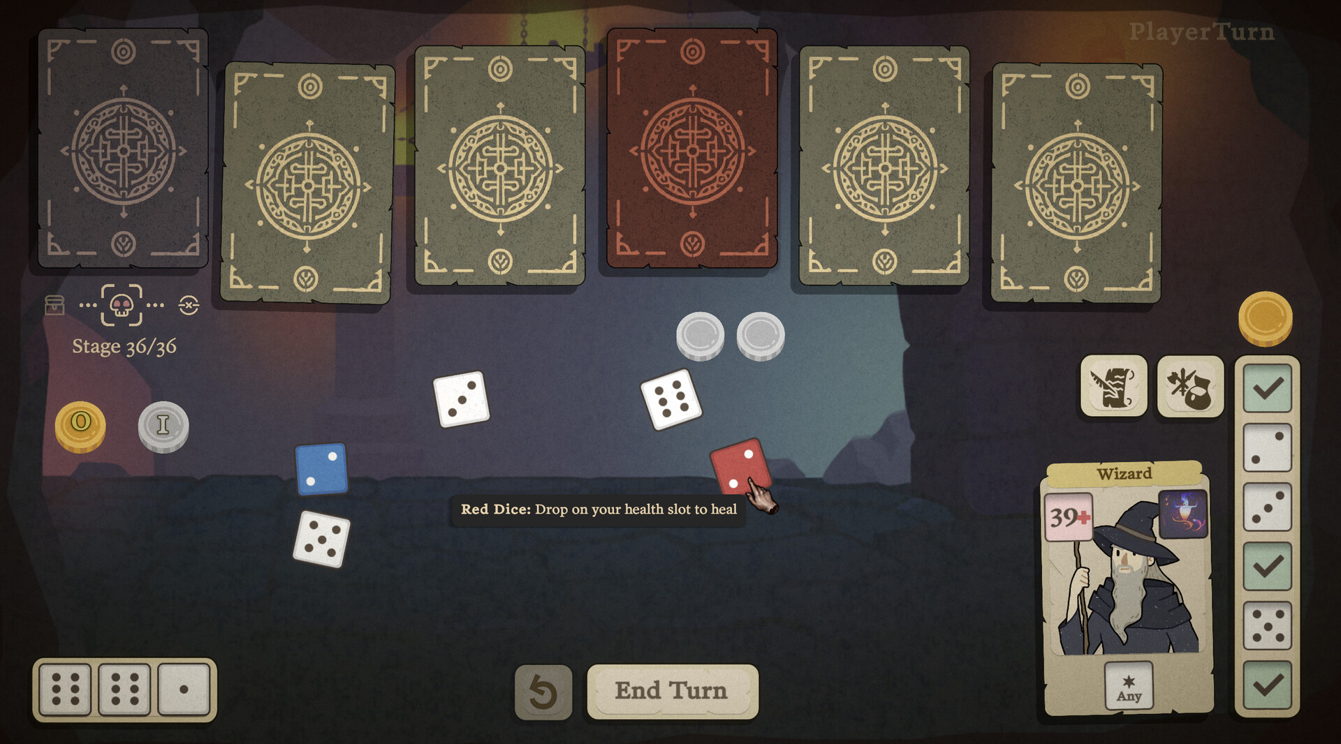 Скриншот: Dice & Fold