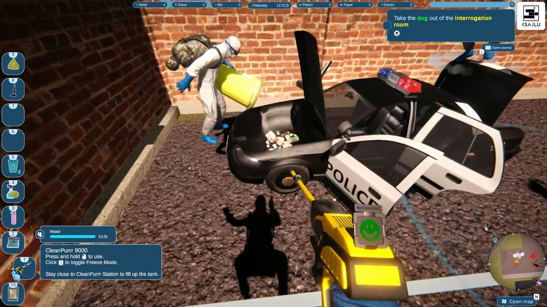 Скриншот: Purrrifiers: Cleaning Chaos – Cats & Goofylike Co-op
