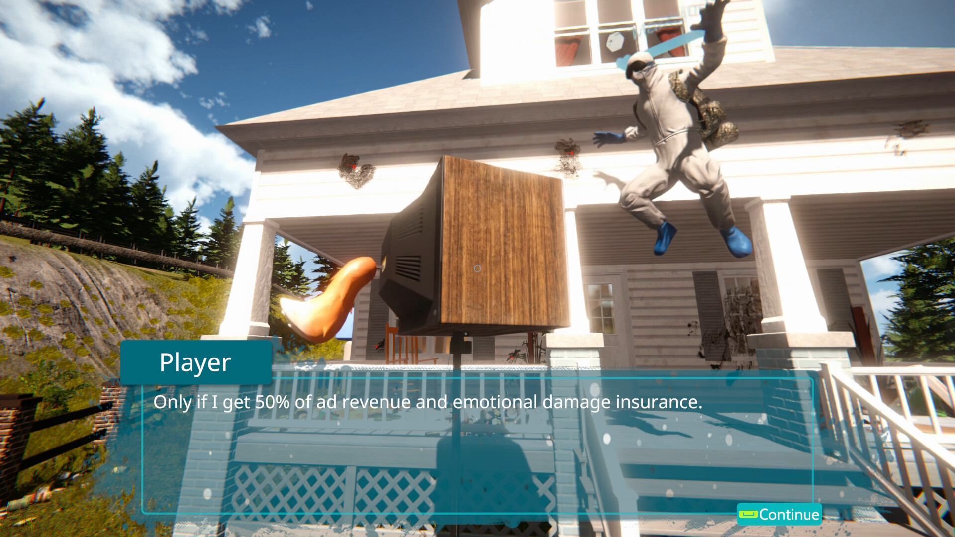 Скриншот: Purrrifiers: Cleaning Chaos – Cats & Goofylike Co-op