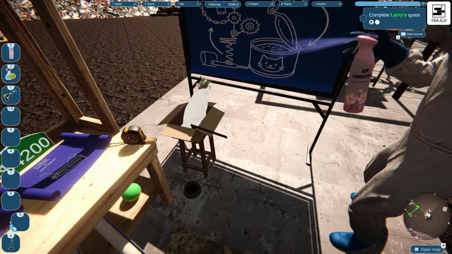 Скриншот: Purrrifiers: Cleaning Chaos – Cats & Goofylike Co-op