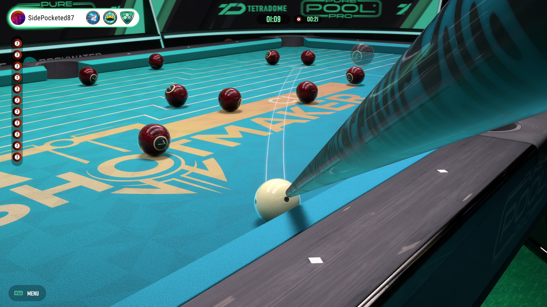 Скриншот: Pure Pool Pro