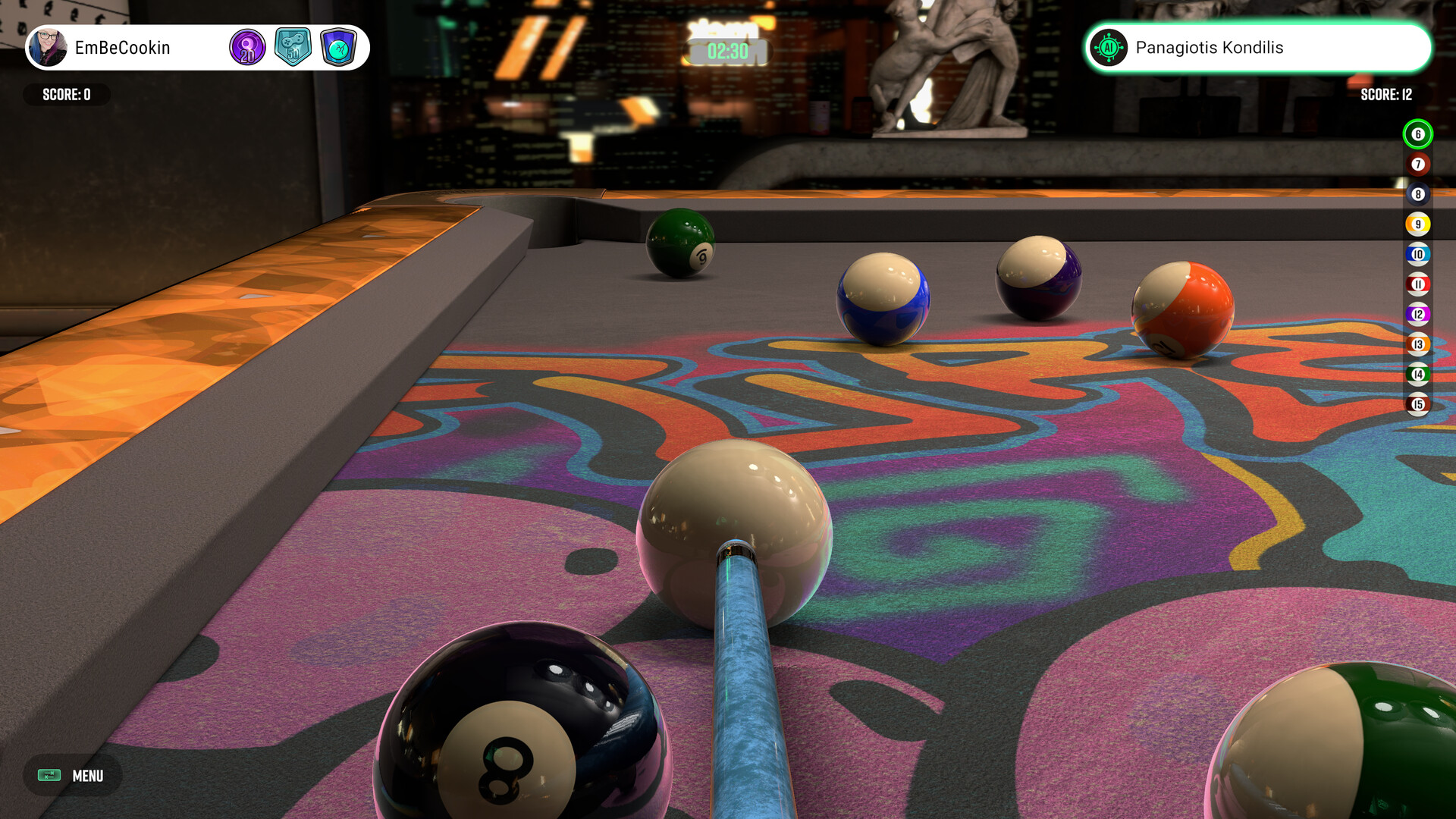 Скриншот: Pure Pool Pro