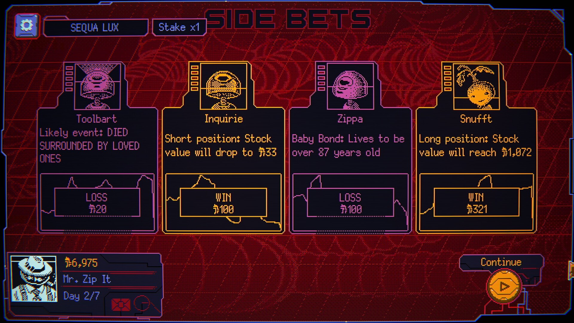 Скриншот: Space Warlord Baby Trading Simulator