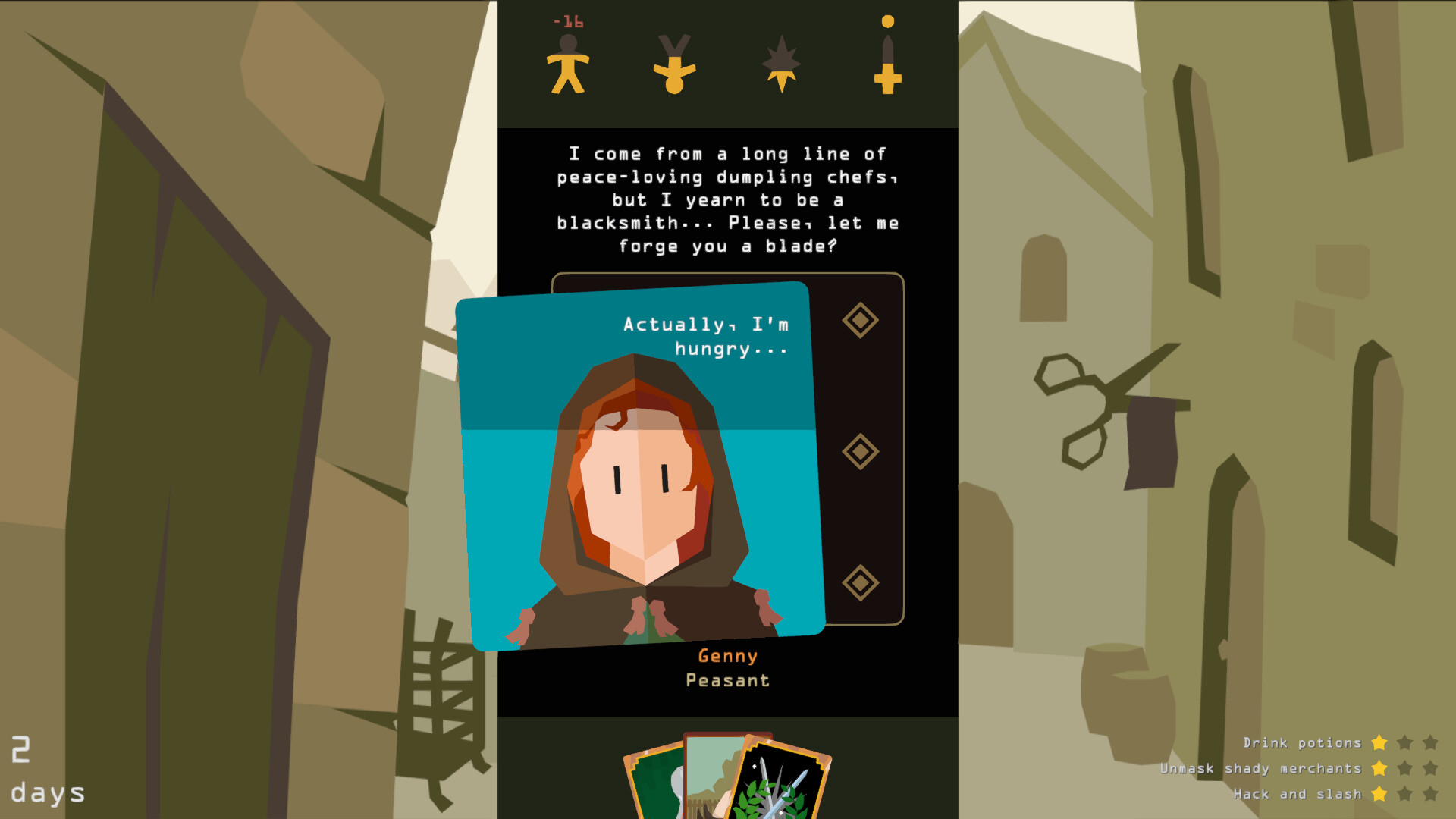Скриншот: Reigns: The Witcher