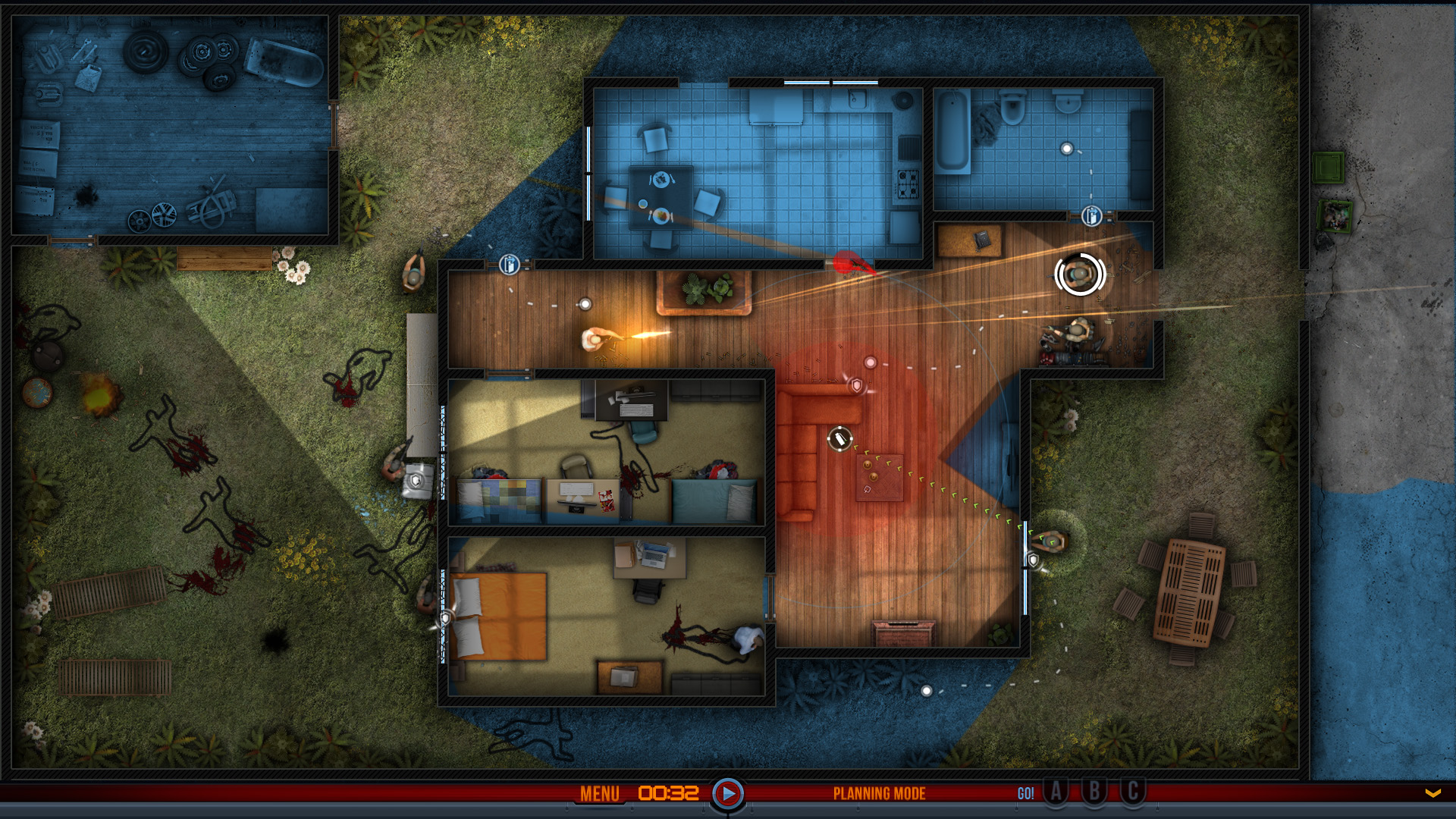 Скриншот: Door Kickers