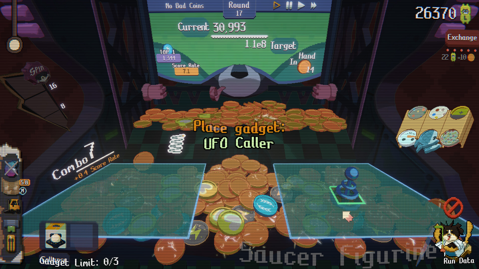 Скриншот: RACCOIN: Coin Pusher Roguelike