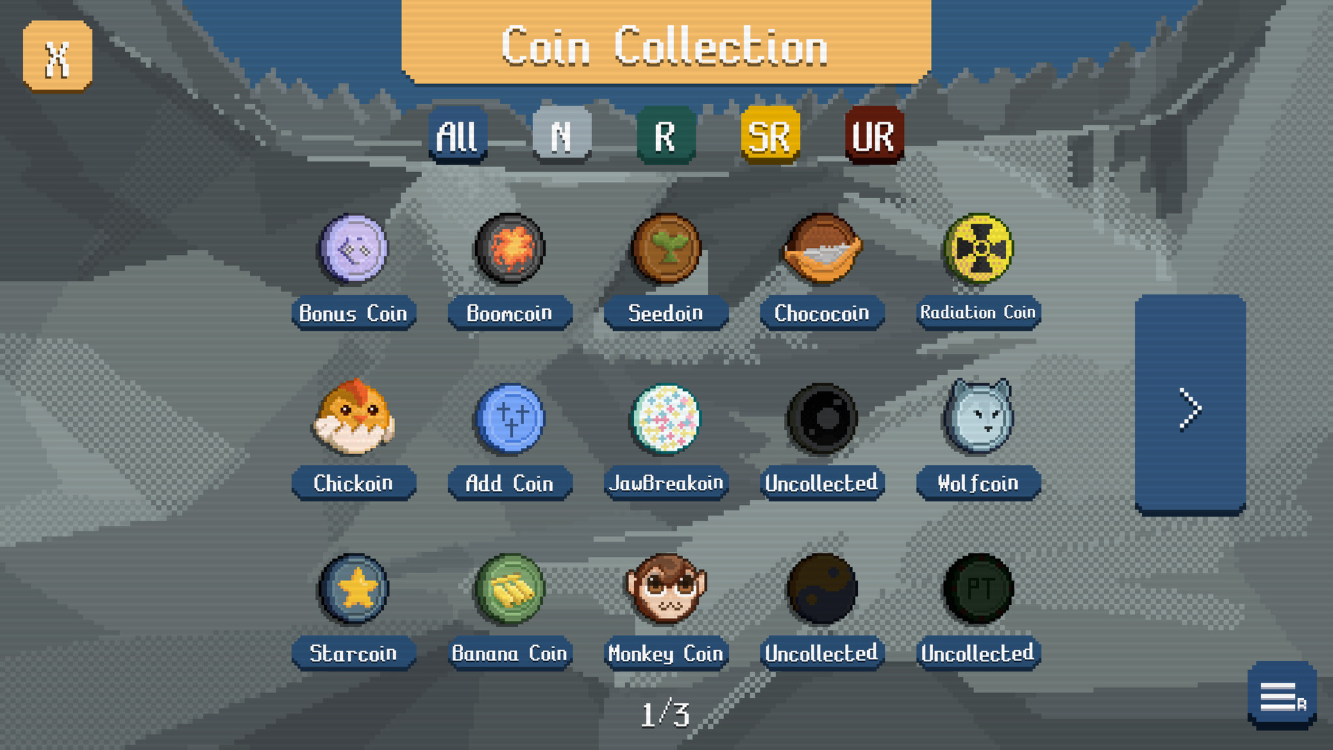 Скриншот: RACCOIN: Coin Pusher Roguelike