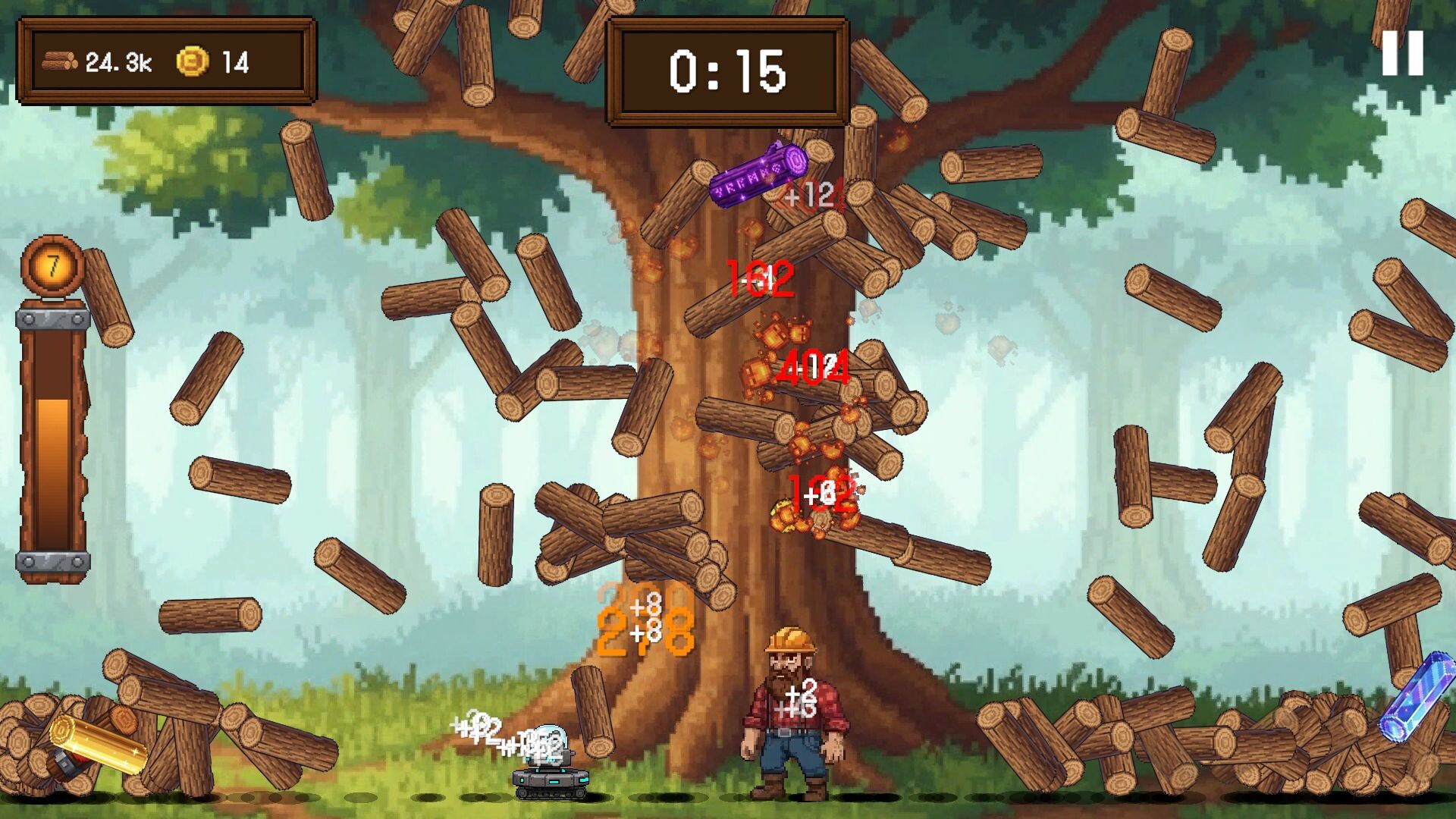 Скриншот: Timber Rush