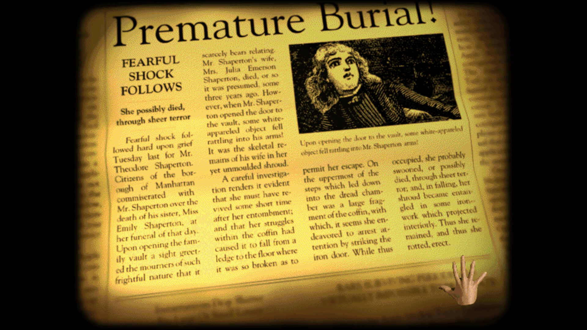 Скриншот: Edgar Allan Poe's Interactive Horror: 1995 Edition