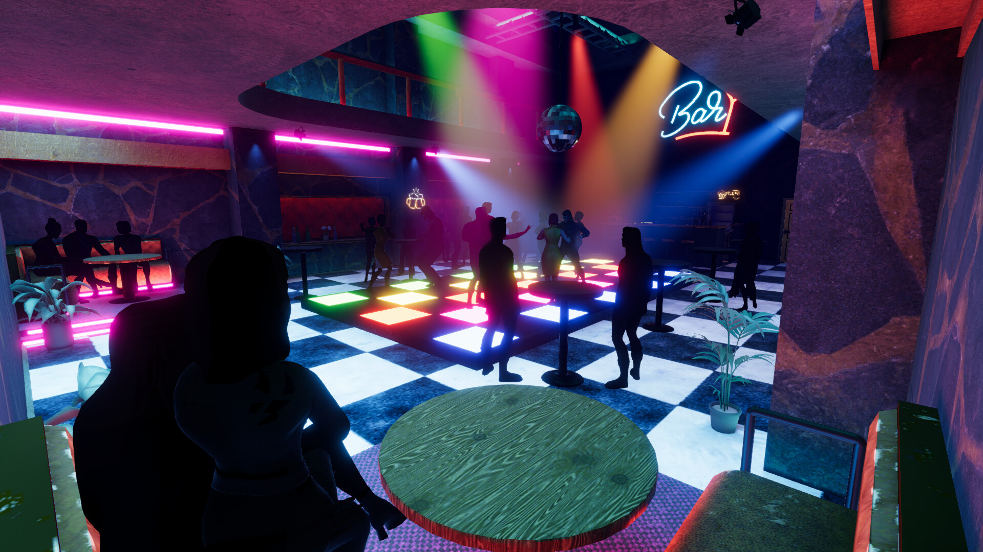Скриншот: Under the Disco Lights - 80's Bar Simulator