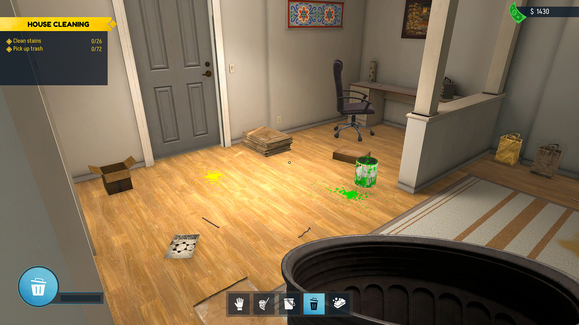Скриншот: House Cleaner Simulator