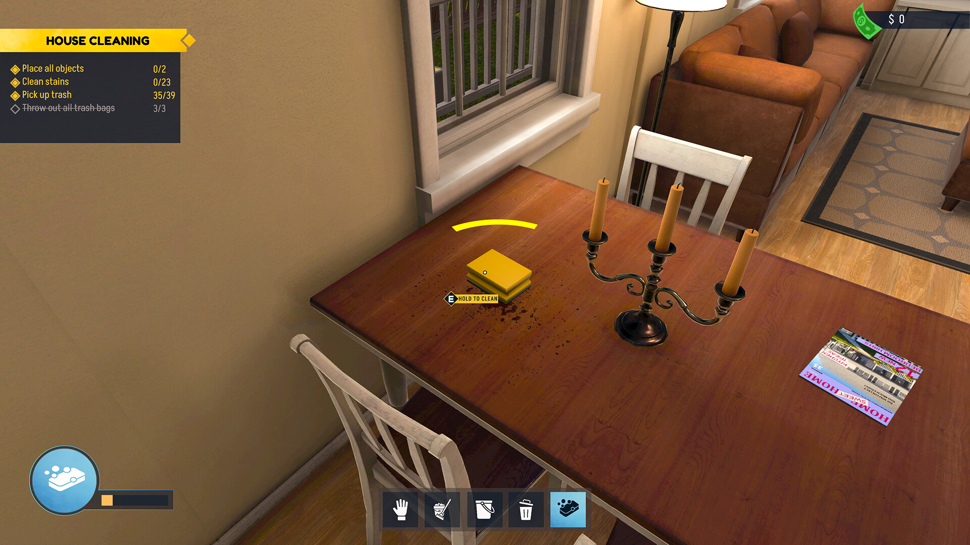 Скриншот: House Cleaner Simulator