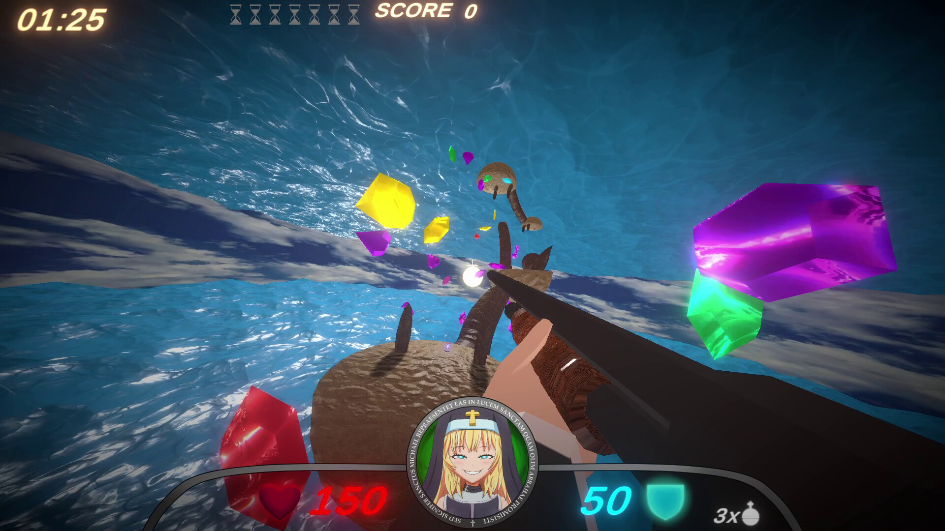 Скриншот: Guns and Nuns: Storming Hell