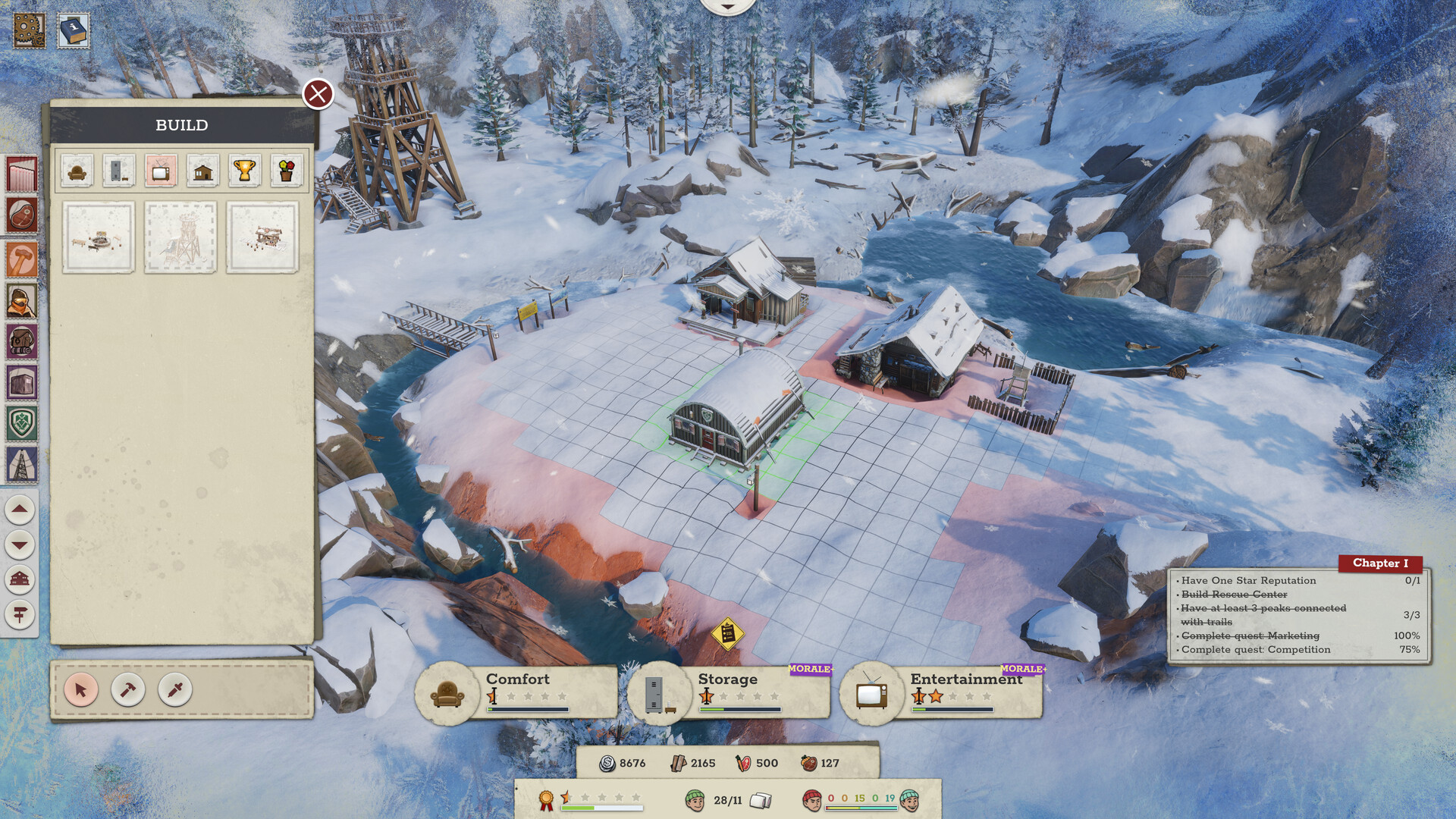 Скриншот: Above the Snow
