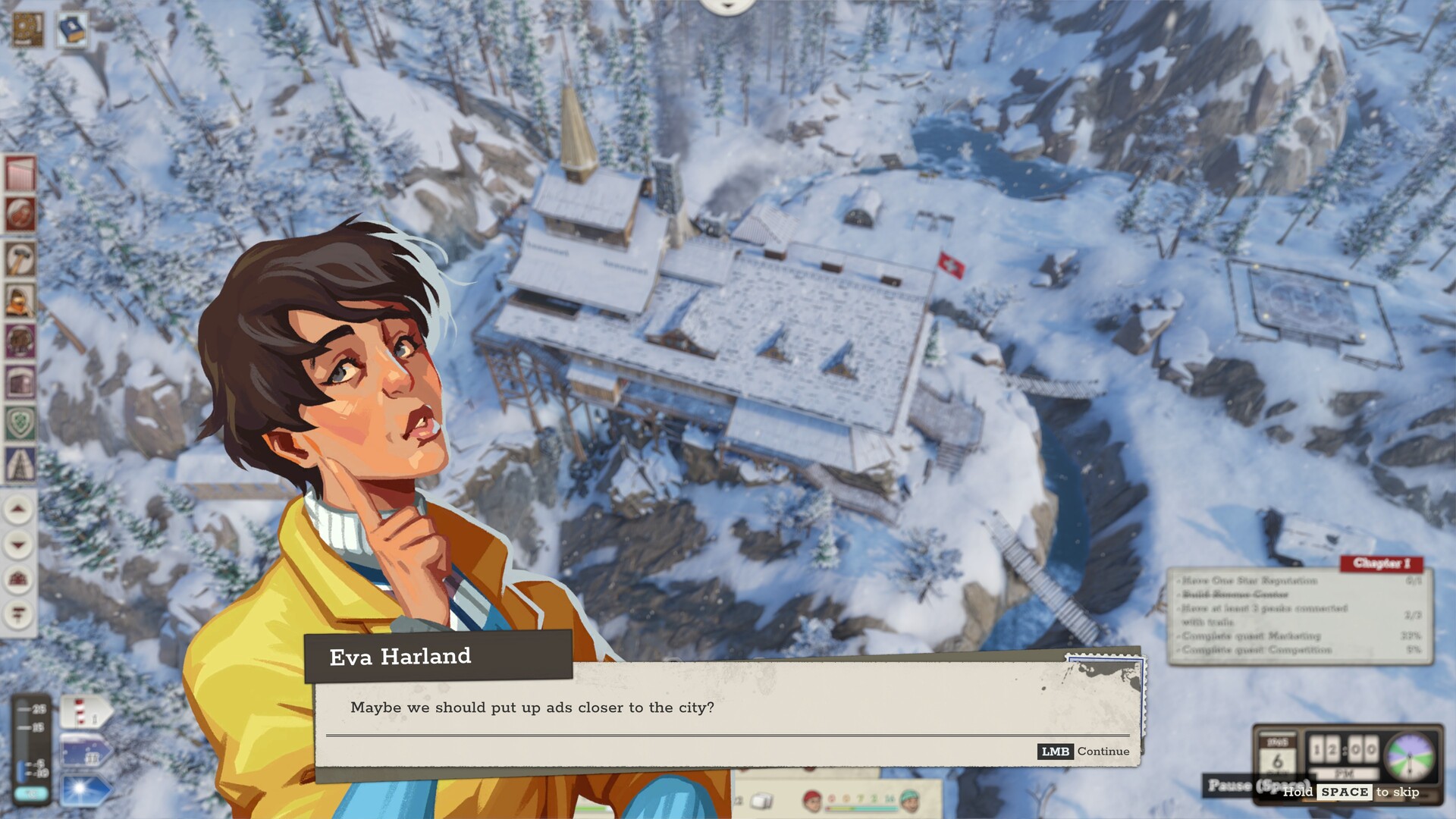 Скриншот: Above the Snow