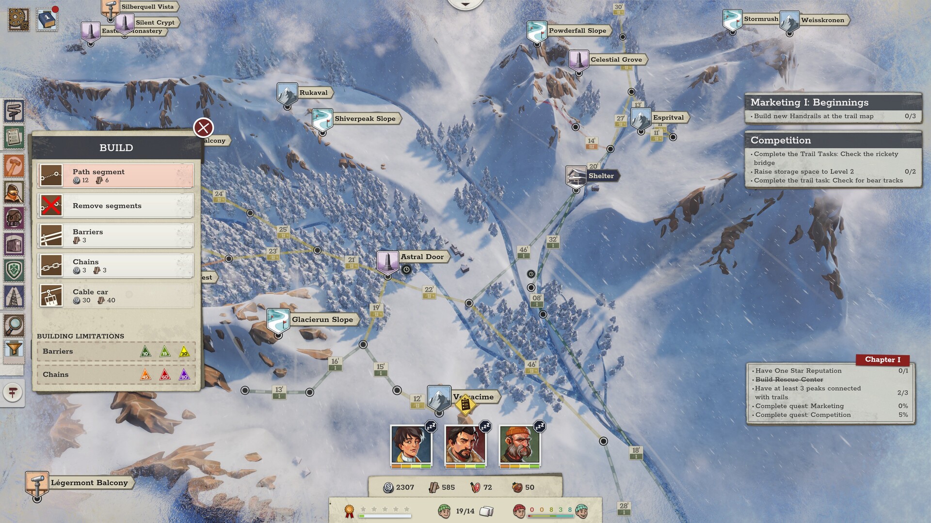 Скриншот: Above the Snow