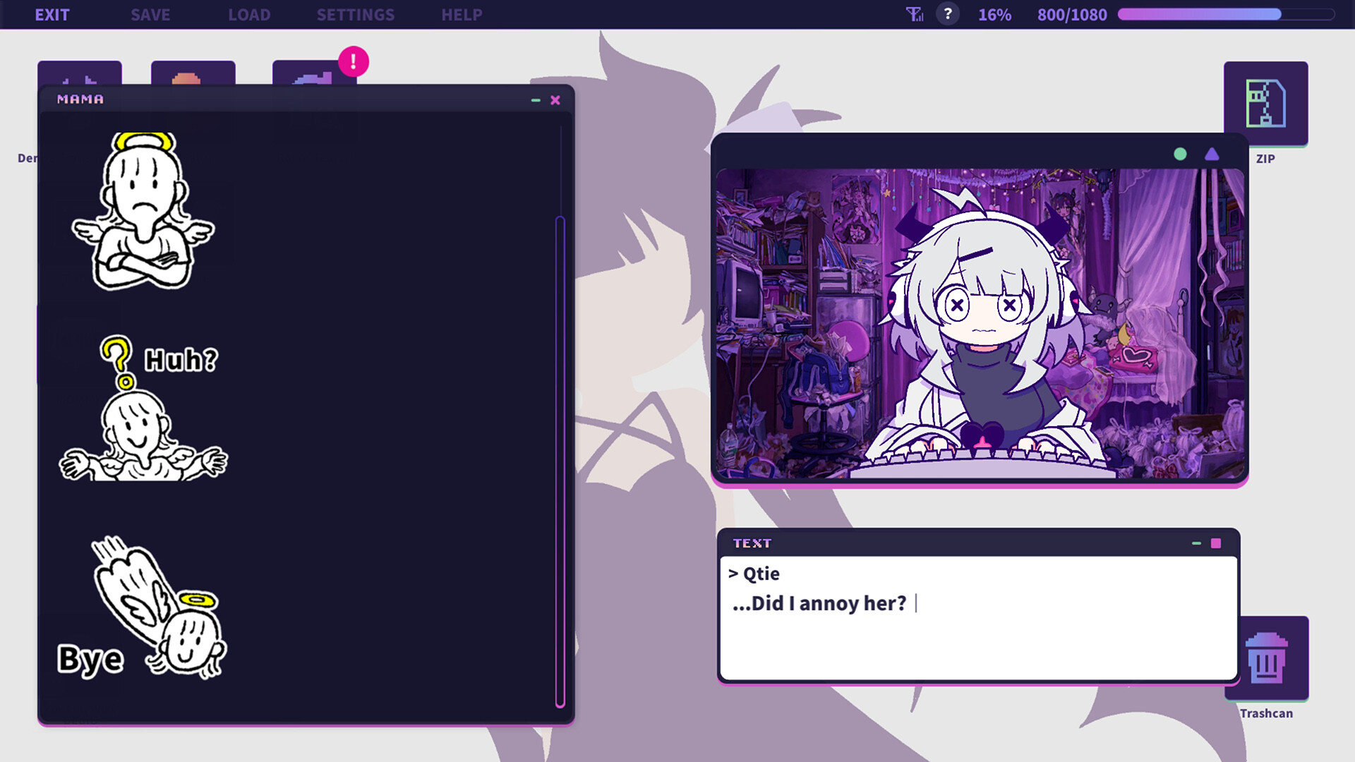 Скриншот: Yunyun Syndrome!? Rhythm Psychosis