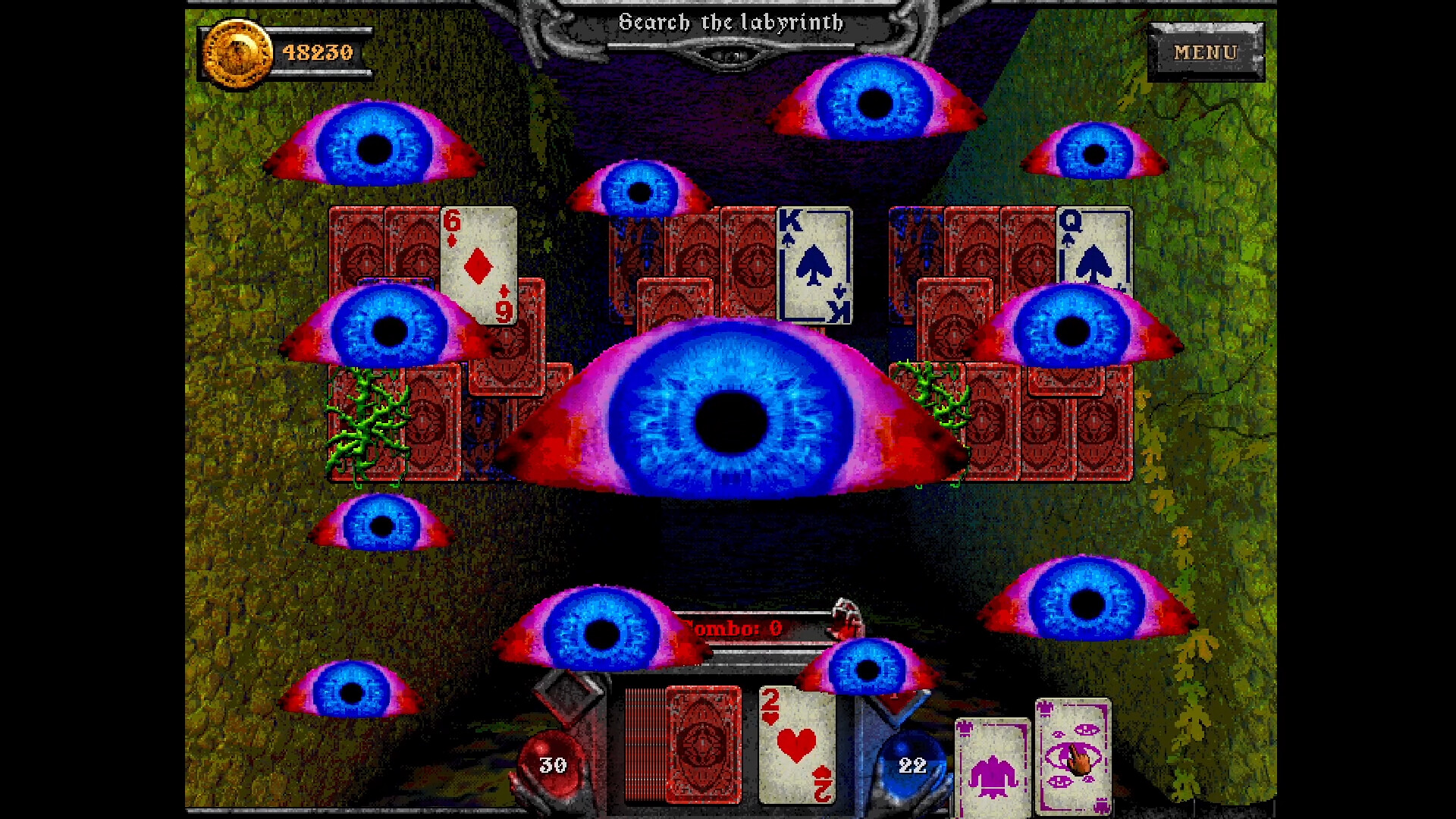 Скриншот: Forbidden Solitaire