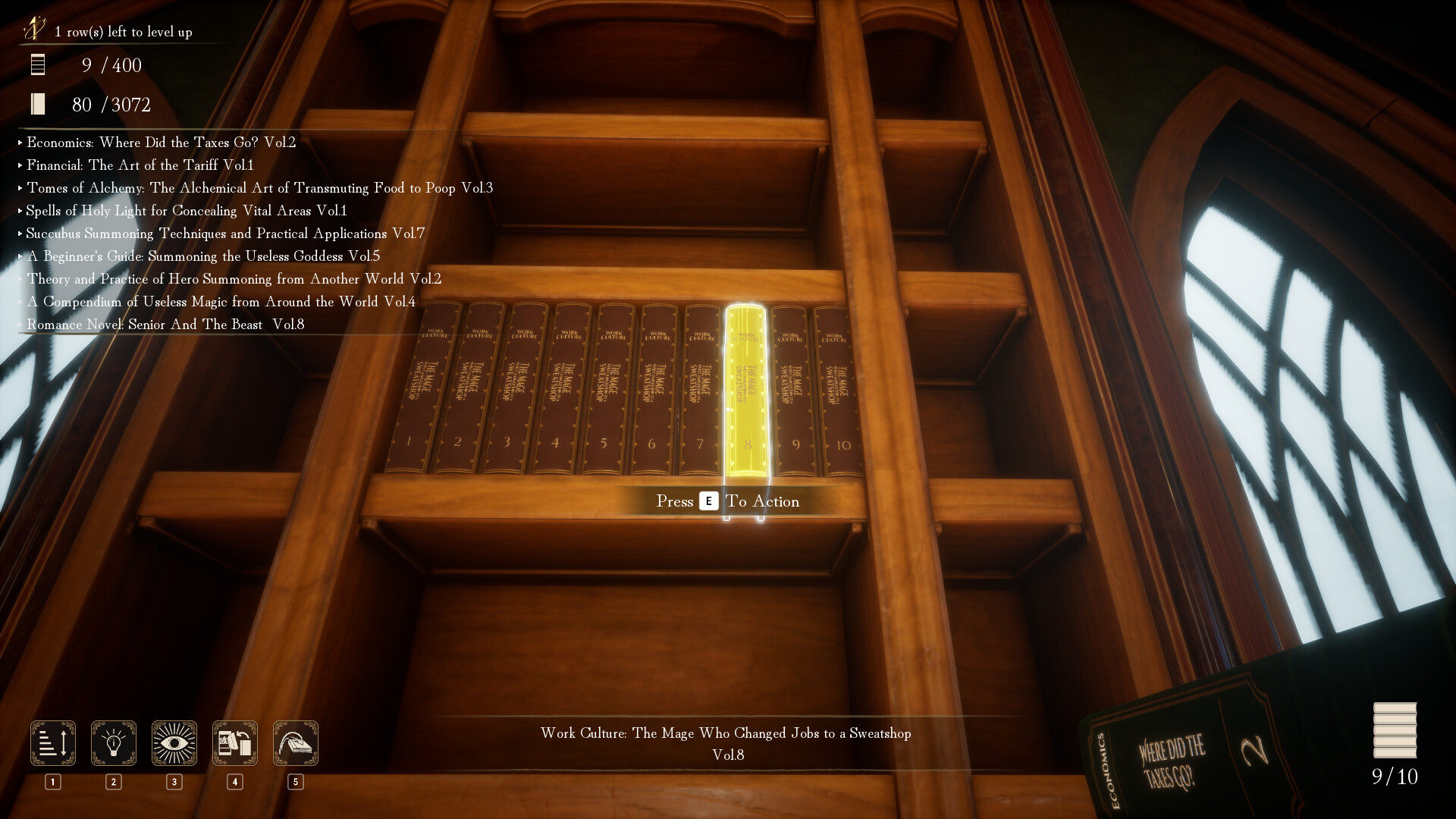 Скриншот: Librarian: Tidy Up the Arcane Library!