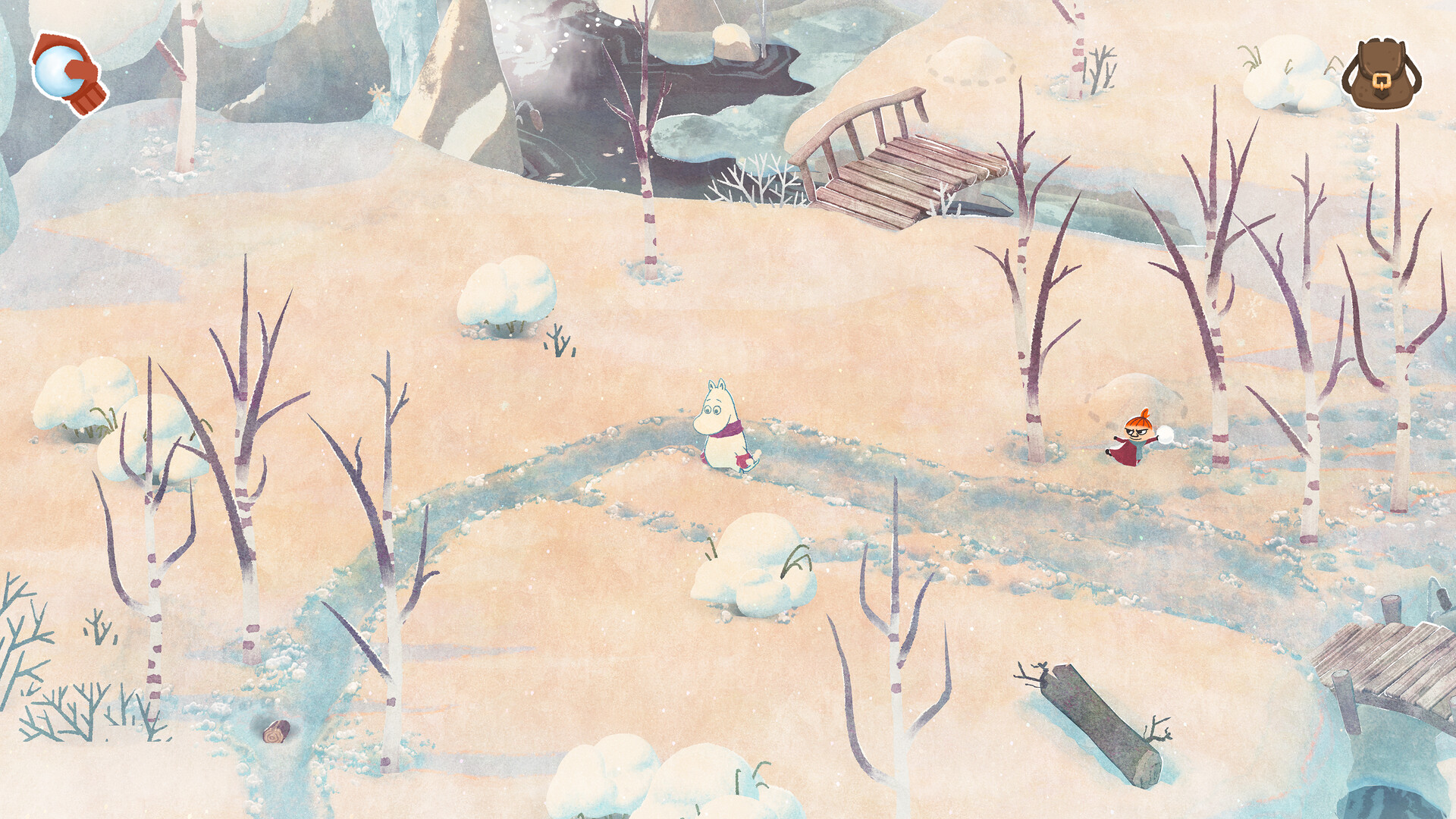 Скриншот: Moomintroll: Winter's Warmth