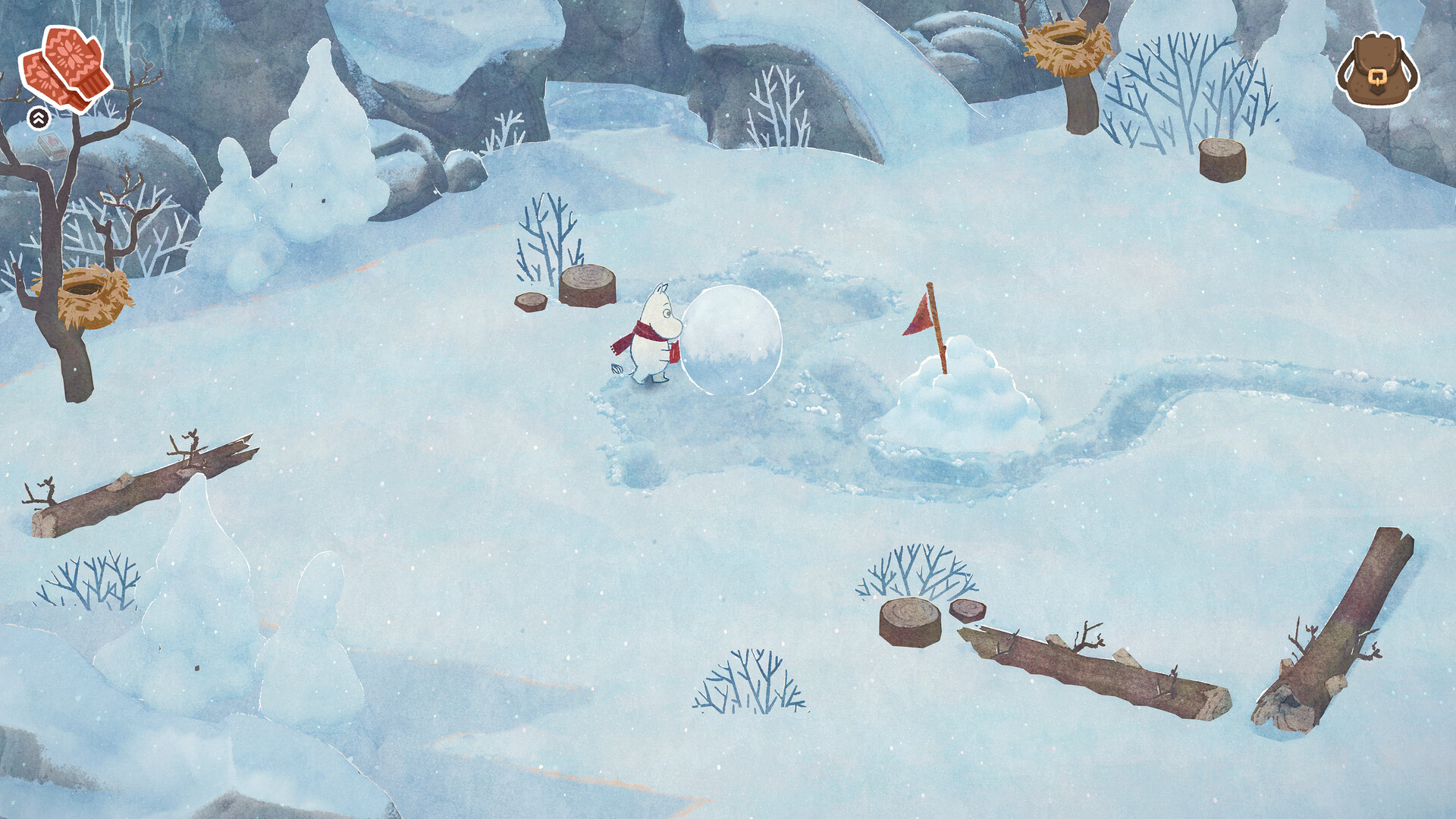 Скриншот: Moomintroll: Winter's Warmth