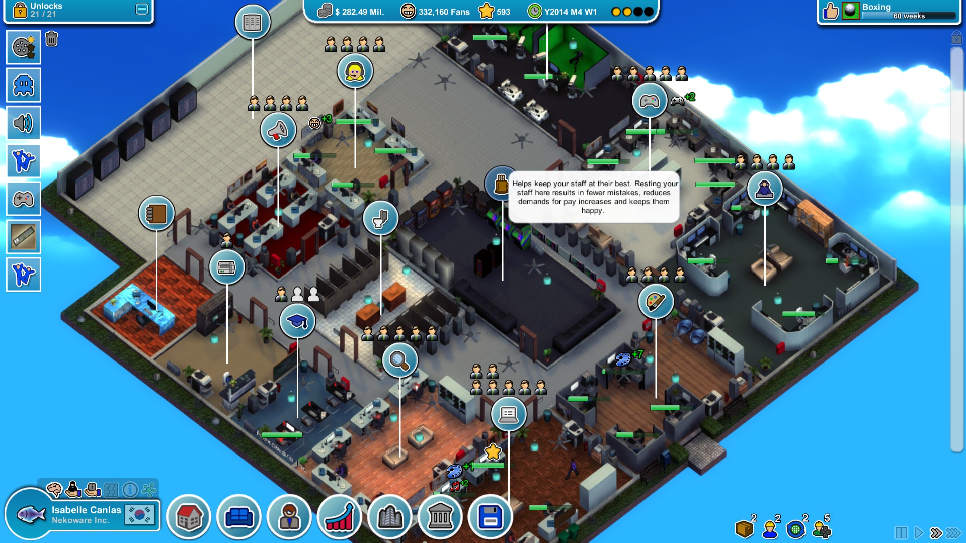 Скриншот: Mad Games Tycoon