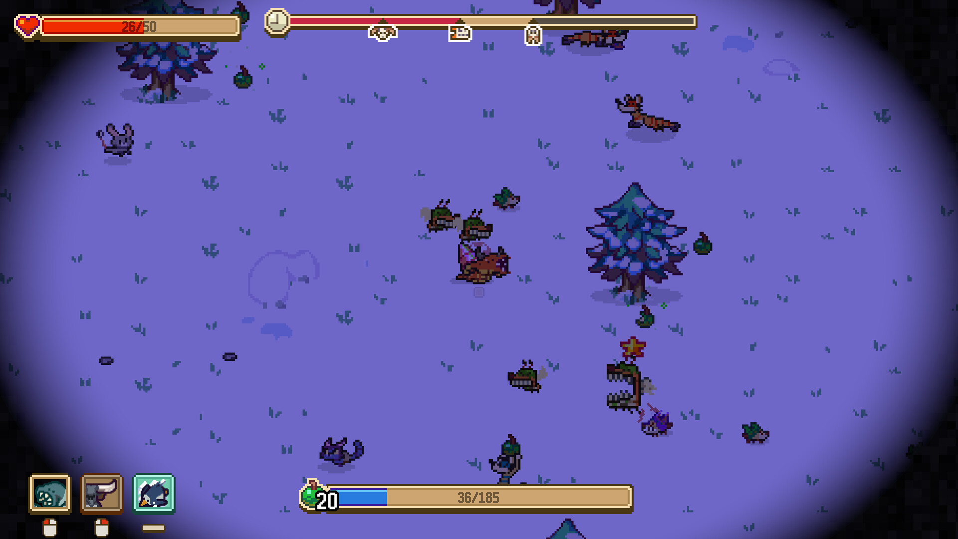 Скриншот: Everything is Crab: The Animal Evolution Roguelite