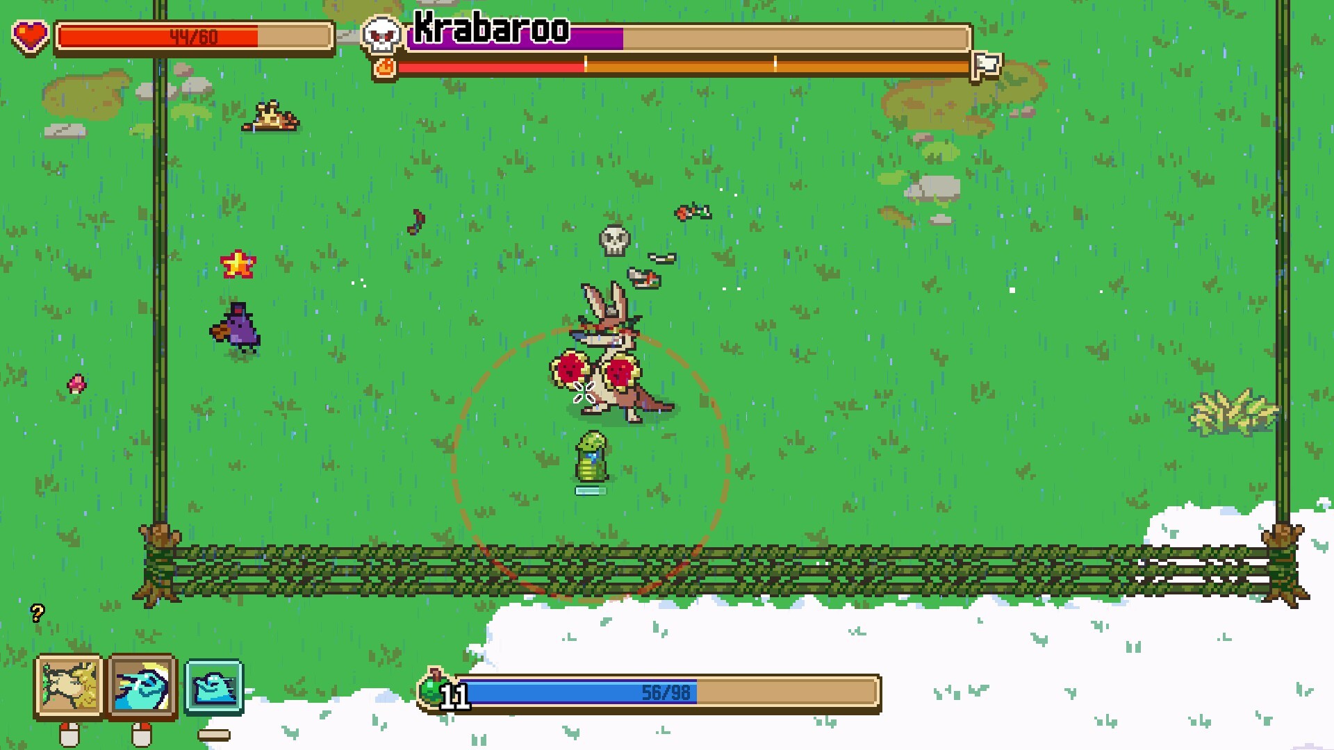 Скриншот: Everything is Crab: The Animal Evolution Roguelite
