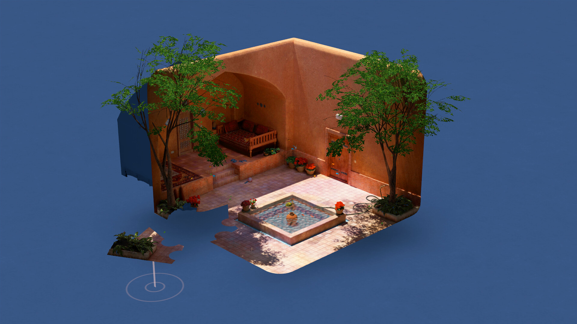 Скриншот: Puzzling Places - 3D Jigsaw Sim