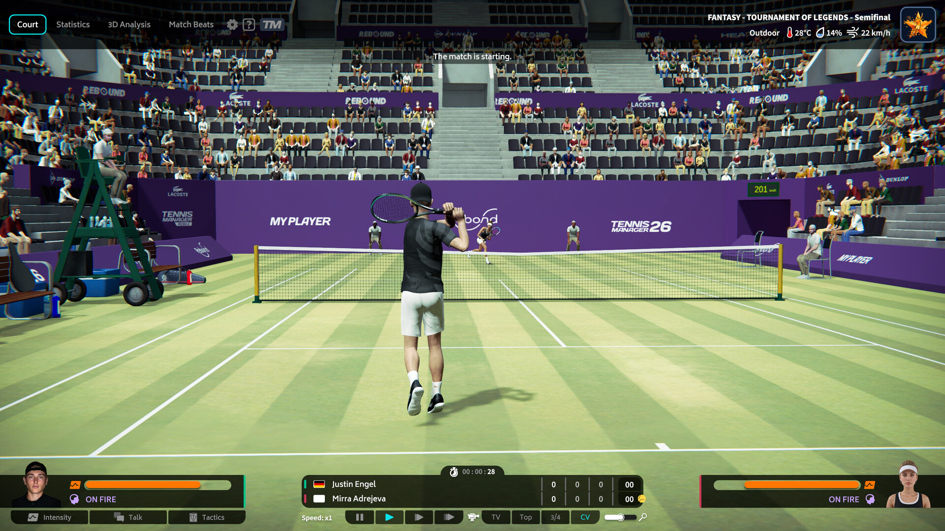 Скриншот: Tennis Manager 26